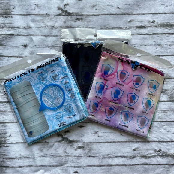 🛒 *NIP* Set of 3 Gaiters w/ UPF 30+ - Picture 1 of 3